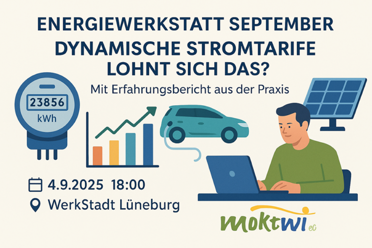Energiewerkstatt am 4. September – Thema: Flextarife & Speicher